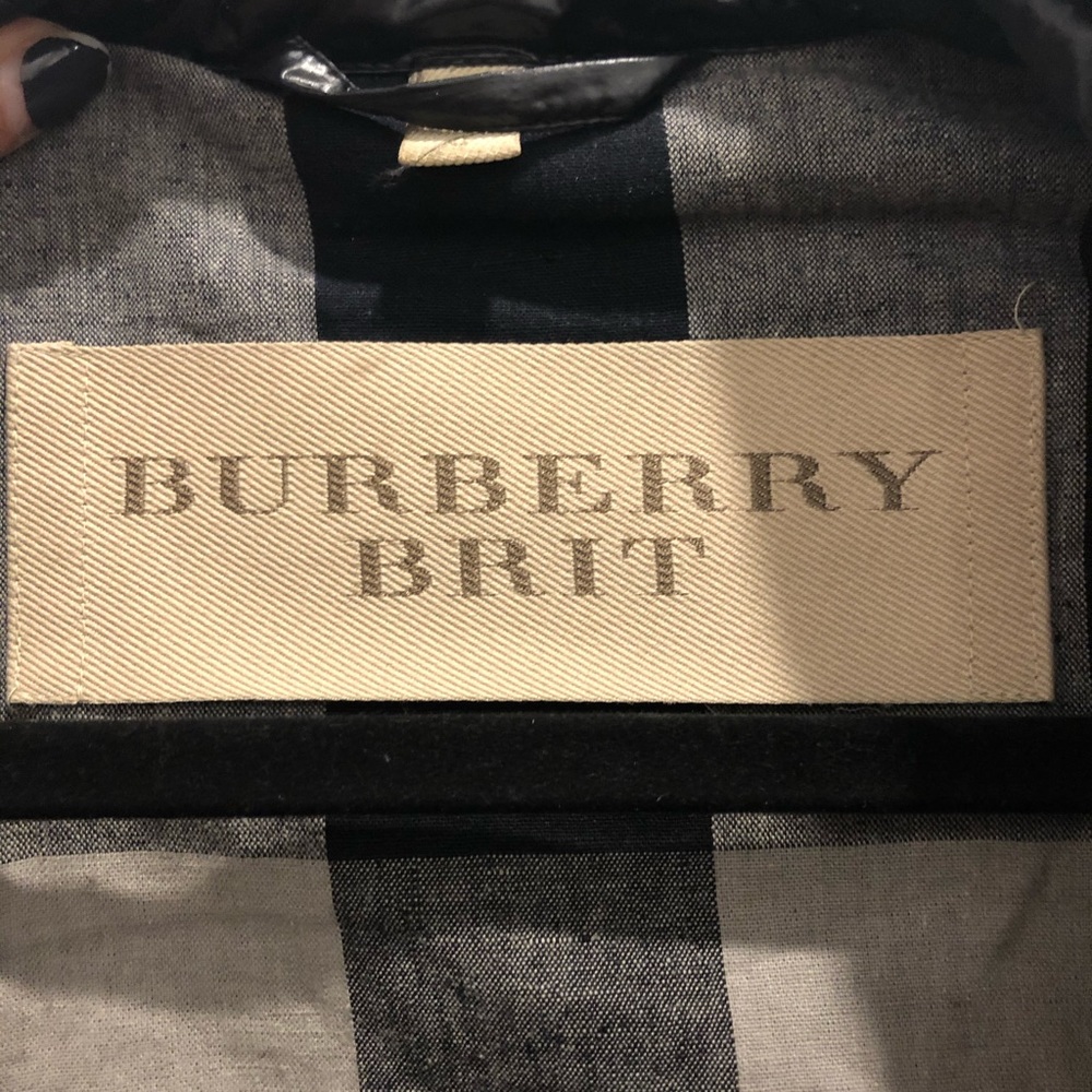 Black Burberry Jacket Size L - Picture 4 of 8